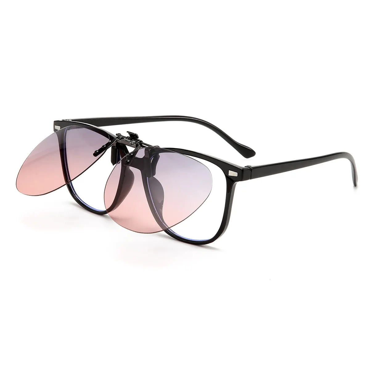 Sunglasses 2023 New Plastic Frame Clip On Colorful Sunglasses Fashion Trend Glasses for Reading Glasses ED3004