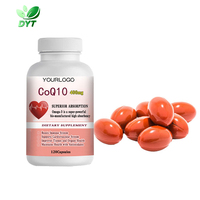 Capsules de Coenzyme Q10 en gélules molles OEM ODM, 60 capsules, complément nutritionnel, soutien antioxydant, capsules de CoQ10 en marque privée