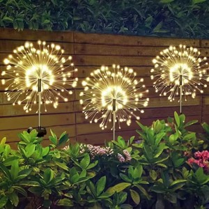 Luces Solares LED con Forma de Fuegos Artificiales, Lámpara Decorativa para Jardín, Decoración de Jardín con Energía Solar - Product Image 4