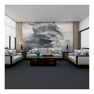 Tappeto in PVC commerciale sostituibile 25*100cm soluzione <span class=keywords><strong>Texture</strong></span> tinto in polipropilene tappeto per ufficio piastrelle per sala riunioni per ufficio - Product Image 3