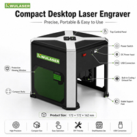 Mesin Pengukir Laser Desktop Premium 3W, Pemotong Laser Portabel untuk Kayu, Logam, Akrilik