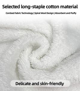 Ensemble de serviettes d'hôtel en gros, ensemble de <span class=keywords><strong>3</strong></span> serviettes de bain en pur coton blanc, adapté aux hôtels, aux B&B et aux spas, logo personnalisable - Product Image 6