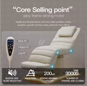 Mattress Curved Ergonomic Salon Furniture Eyelash Lash Facial Beauty Bed Massage Table Desk Luxury Eyebrow Bed for Facial Beauty - Product Image 6