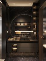 Meubles de salon modernes et luxueux sur mesure pour toute la maison : armoire modulaire en panneaux, meubles en bois pour hôtel et appartement