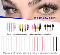 Outils de retrait de cils individuels en gros de haute qualité brosse à micro-écouvillon jetable Mini brosses à sourcils pour Extension de cils