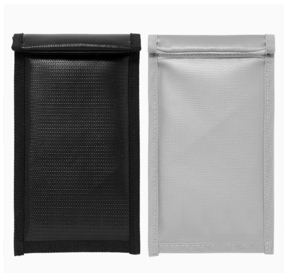 Faraday Bag Signal Blocking RFID Shielding Fireproof Waterproof Anti-Theft Travel Pouch for Cell Phone and Car Key