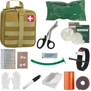 Oripower IFAK kit taktis portabel, perlengkapan pertolongan pertama trauma Medis bertahan hidup darurat