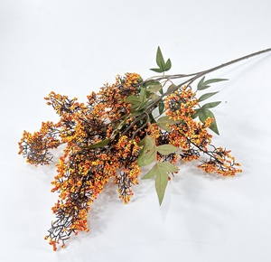 Bayas de <span class=keywords><strong>Nandina</strong></span> Artificiales de Alta Calidad Hechas a Mano con Ramas Largas para Decoración de Jarrones en el Hogar para Graduación y Navidad - Product Image 5