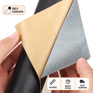 Tessuto in PVC autoadesivo goffrato antimuffa da 150 cm per divani, <span class=keywords><strong>auto</strong></span>, bagagli, moto, sedie, artigianato, riparazione sedili e <span class=keywords><strong>tappezzeria</strong></span> - Product Image 1