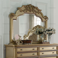 Luxus American Design Schlafzimmer möbel Goldfarbene Schlafzimmer-Sets Antike Schlafzimmermöbel-Set