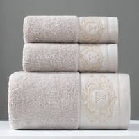Ensemble de serviettes de luxe en gros, serviettes de bain, de visage et de main, 100% coton égyptien, blanc, serviette de sport, de gym