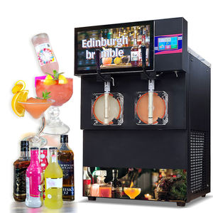 Machine à cocktail de boisson glacée en granite/machine à margarita/machine à jus de <span class=keywords><strong>bière</strong></span> <span class=keywords><strong>slash</strong></span> Ice slush avec boîte à lumière publicitaire - Product Image 1