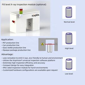 X Ray yüksek düşük doldurma seviyesi seviye kontrol kontrol sistemi uygun her türlü konteyner Can/PET/HDPE/cam şişe 36000BPH - Product Image 6