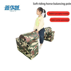 Anji Jeu d'extérieur pour l'école Intégration sensorielle Maternelle <span class=keywords><strong>Parkour</strong></span> Soft Cover Equipment PVC Material Customized Color - Product Image 3