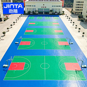 Portable Interlocking Outdoor Backyard Sport Court <strong>3X3</strong> Custom Used Basketball Floors <strong>Tiles</strong> System Pp Plastic Material - Product Image 6