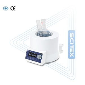 เครื่องกวนสารแม่เหล็กแบบเสื้อแจ็คเก็ต SCITEK 100–1500 รอบต่อนาที วงจรความปลอดภัยอิสระสองวงจร พร้อมระบบแจ้งเตือนความร้อนตกค้าง สำหรับห้องปฏิบัติการ - Product Image 3
