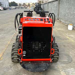 Minicargadora Multifuncional con Ruedas y Mezcladora de Cemento, Cucharón <span class=keywords><strong>para</strong></span> Concreto, <span class=keywords><strong>para</strong></span> Trabajos de Construcción, Nueva - Product Image 4