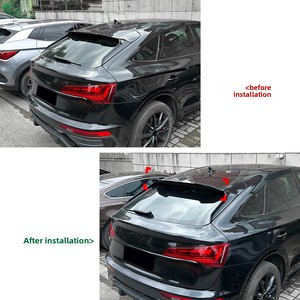 Alerón de Techo Estilo Fibra de Carbono Negro Brillante para <span class=keywords><strong>Audi</strong></span> <span class=keywords><strong>Q5</strong></span> FY <span class=keywords><strong>Sportback</strong></span> <span class=keywords><strong>2021</strong></span>+, Mejora Exterior para el Maletero Trasero - Product Image 4