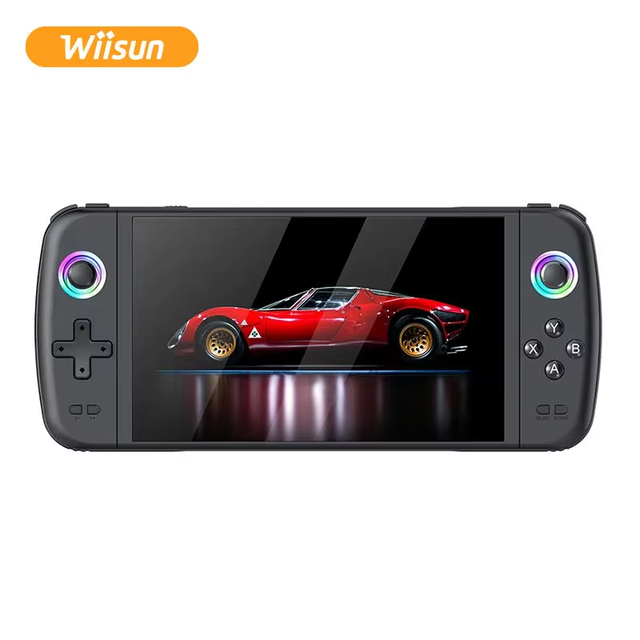 M27 7-Inch Screen Handheld Game Console Linux System 64G 20000+ Games Quad-core Cortex-A55 Mali-G52 Portable Video Gaming Player
