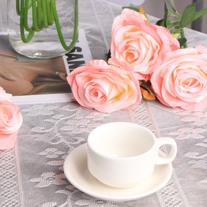 Artificial Rose Bouquet Silk High Fidelity Gradient Color Wedding <b>Decoration</b> Living Room <b>Table</b> Ornament - Product Image 2