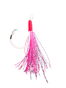 Hameçons de pêche phosphorescents pour eau salée, hameçons flasher à jupe en acier à haute teneur en carbone pour la pêche en eau profonde - Product Image 6