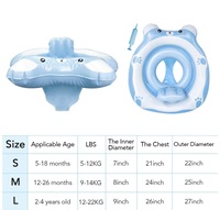 Siège gonflable pour bébé et nourrisson en PVC durable et personnalisable, anneau de sécurité pour la natation, pour une utilisation familiale