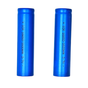 แบตเตอรี่ลิเธียมไอออนแบบชาร์จได้ 16650 3.7V ความจุ 1600mAh เซลล์ประสิทธิภาพสูง - Product Image 2