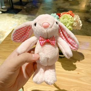 <span class=keywords><strong>Porte</strong></span>-clés lapin mignon en peluche avec <span class=keywords><strong>pompon</strong></span> en forme de lièvre, jouet pour filles, sac, pendentif <span class=keywords><strong>clé</strong></span> de voiture pour Pâques - Product Image 5
