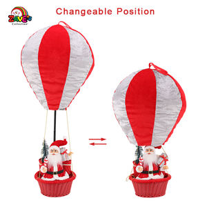 ซานตาคลอสในบอลลูนลมร้อน จี้ซานตาคลอส ของตกแต่งคริสต์มาส ของประดับตกแต่งคริสต์มาส ร่มชูชีพซานตาคลอส บอลลูนซานตาคลอส - Product Image 6