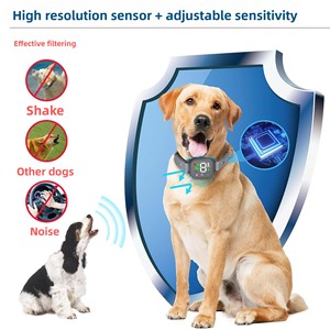 <span class=keywords><strong>Collier</strong></span> de dressage pour chien intelligent avec écran couleur, <span class=keywords><strong>anti</strong></span>-<span class=keywords><strong>aboiement</strong></span>, choc électrique, vibration, étanche IP67, automatique - Product Image 1