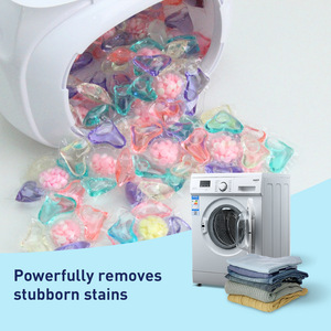 Five-chamber <b>laundry</b> detergent pods (English): Fragrance <b>beads</b>, long-lasting fragrance, multi-functional concentrated cleaning - Product Image 1