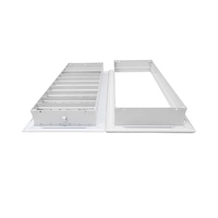Grille à double déflection Easy Clean, noyau amovible, en aluminium, sortie d'air moderne