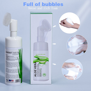Gel <span class=keywords><strong>nettoyant</strong></span> pour le visage à l'aloe vera, best-seller, pour un nettoyage doux et en profondeur, hydratant et nourrissant. Bouteille de 450 ml. - Product Image 2