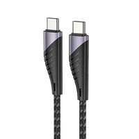 Kabel Braided Type-C 4-in-1 Multi-Head 6A Pengisian Cepat PD Super Fast Charging 1.2m untuk Android & Ponsel