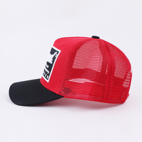 Qianzun Vintage 5 panneaux sport coton sergé maille Snapback camionneur chapeaux brodé camionneur chapeau patchs personnalisés