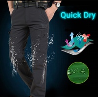 Pantalon à séchage rapide pantalon de randonnée pantalon cargo hommes pantalon tactique avec poches nouveau respirant Sports de plein air coton personnalisé non tissé