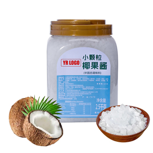 Jus de gelée de grass jelly frais de 2,5 kg à base de sirop de bubble tea avec granules de sucre et de noix de coco, prêt à consommer, aromatisé aux fruits, de haute qualité - Product Image 3