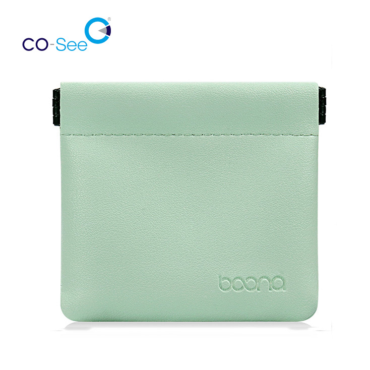 Минималистичный кошелек из искусственной кожи для мелочи, кошелек для мелочи для мужчин и женщин