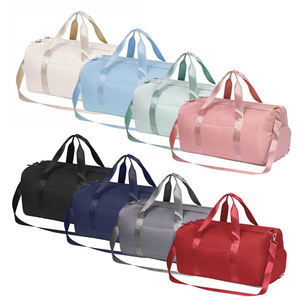 Sac de <span class=keywords><strong>sport</strong></span> Logo personnalisé unisexe imperméable Yoga Gym Sacs de <span class=keywords><strong>sport</strong></span> <span class=keywords><strong>Sport</strong></span> Polyester sec et humide Sac polochon rose - Product Image 6