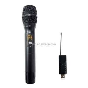 TNH um-u100 mikrofon sistem nirkabel MIK Universal portabel Karaoke jarak jauh kualitas tinggi - Product Image 5