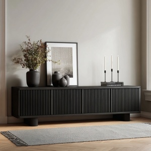 Soportes de TV de diseño moderno Diseño de madera Elegancia Soporte de TV de pie de piso de madera de lujo - Product Image 1