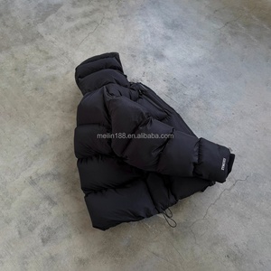 Custom Manufacturers Streetwear Hoody Down Coat Winter Wear Warm Oversized Bubble Puffy Nylon Down Puffer <b>Jackets</b> - Product Image 2