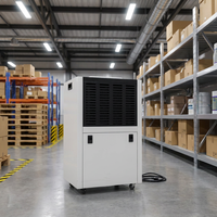 Deshumidificador Industrial Eléctrico de 60L/D para Almacenes y Construcción, Portátil y con Ruedas, Venta Directa de Fábrica
