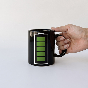 Tasses en céramique couleur personnalisée avec logo, mugs noirs, tasses imprimées avec logo personnalisé, mugs en céramique, mugs à café personnalisés en porcelaine - Product Image 3