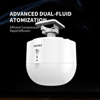 Diffuseur d'arômes encastré au plafond, sans eau, à commande intelligente par application Wifi, pour hôtel, bureau, commerce, avec logo personnalisé