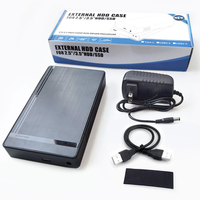 SHUOLE USB 3.0 ad alta velocità disco rigido esterno custodia SATA HDD custodia per 2.5/3.5 pollici HDD scatola di plastica