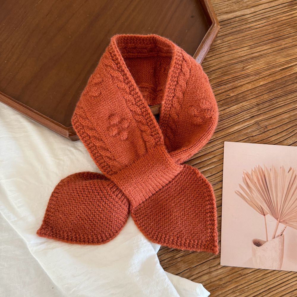 Serviette croisée Doudou-orange - 60-80cm