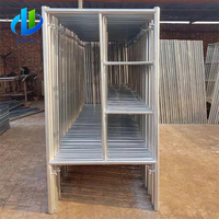 Construcción de andamios Sistema de andamios de estructura de acero tubular de 2 m para andamios de construcción y plataforma para construcción