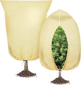 Protección Invernal para Plantas de Exterior, 70 g/m², Protección Invernal para Plantas en Maceta con Cierre y Cordón - Product Image 1