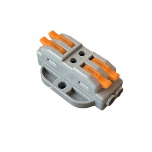 Bloc de jonction Han Yi PCT-223, 2 pôles, connexion par ressort, connecteur industriel avec contacts en cuivre et boîtier PA66PC - Product Image 1